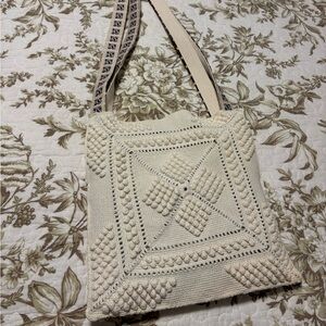 Vintage Crocheted Shoulder Bag